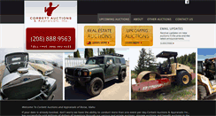 Desktop Screenshot of corbettauctions.com